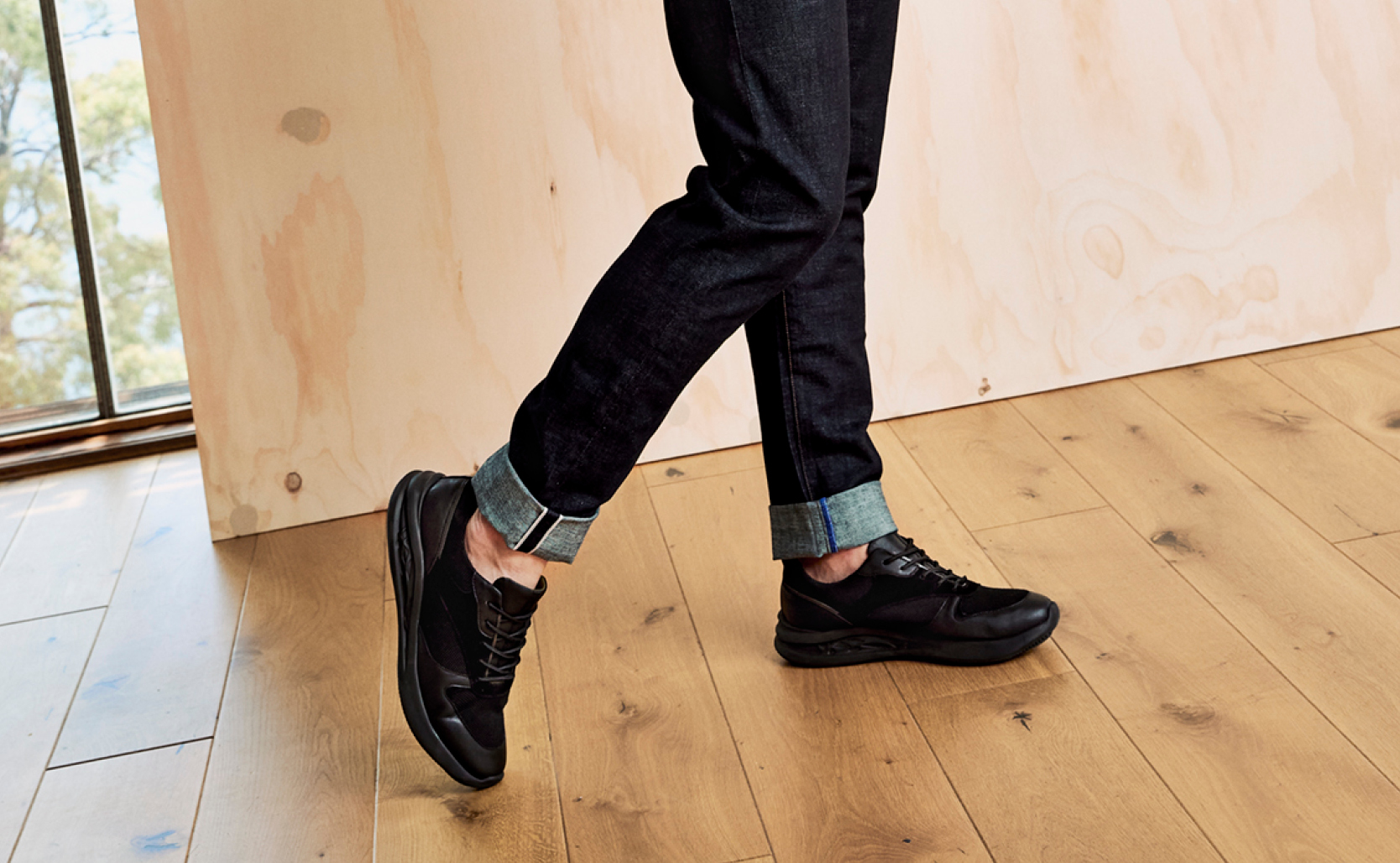 Mens jeans with sales cuffs